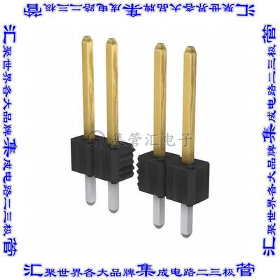 78511-206HLF 针座连接器6POS接头2.54mm公形插针通孔直针镀金