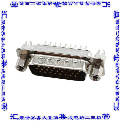 10090928-P264VLF 连接器26POS插头公引脚3排D-Sub高密度通孔
