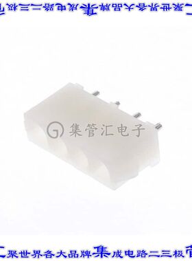 1586086-1 针座连接器4POS接头6.35mm公形插针通孔直针