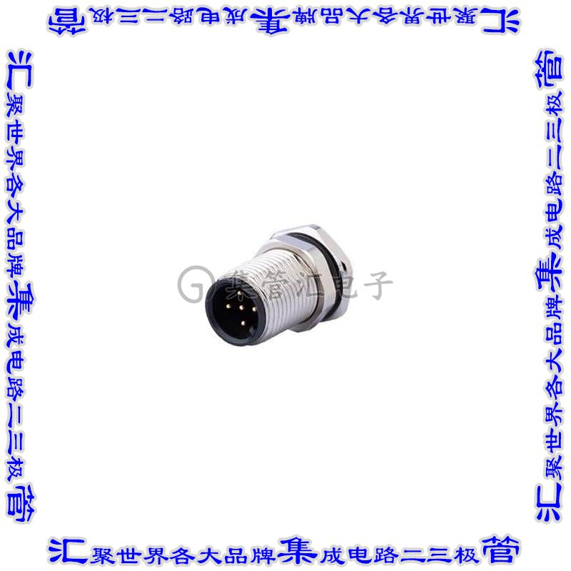 CDM1209-05A-MP-F12-67 圆形连接器5POS插头公引脚焊接镀金面板安