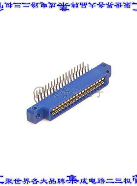 EBC18DRAS 卡边缘连接器36POS母头2排2.54mm蓝色镀金