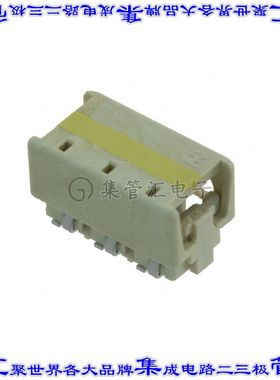 2106003-3 连接器3POS单条导线4mm表面贴装直角IDC18AWG天然色