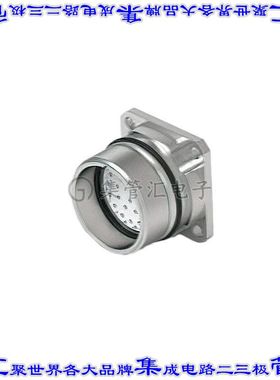 AEA384N0000002K000 圆形连接器26POS插座外壳用于公插针银色面板