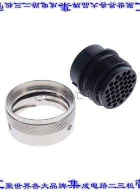 192926-0550 圆形连接器35POS插头外壳用于母插口黑色银色自由悬