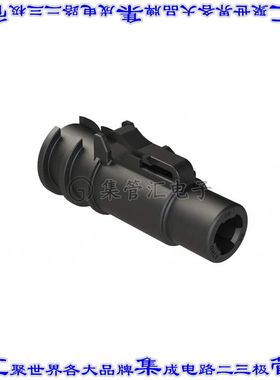 ATHD06-1-8S-OM 圆形连接器1(电源)插头外壳用于母插口黑色自由悬