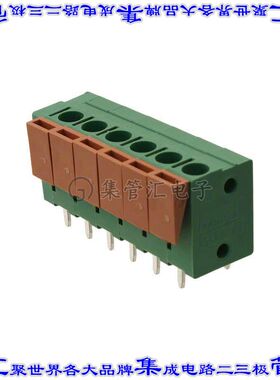 1776260-6 线对板连接器6POS接线端子5.08mm通孔垂直带板