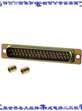 DCMM-37P-M 连接器37POS插头公引脚2排D-Sub面板安装通孔