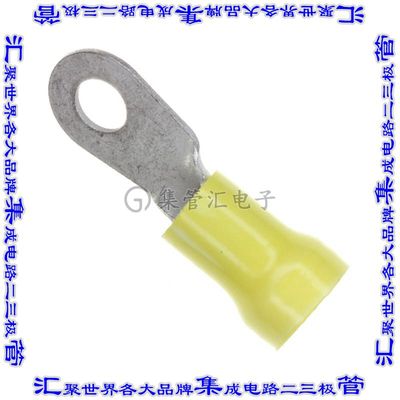 52266 环形连接器端子圆形5/16接线柱4AWG压接