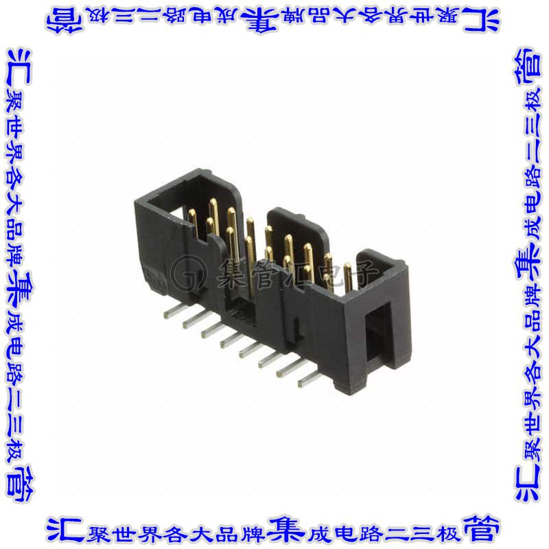 N2516-6V0C-RB-WD 针座连接器16POS接头2排2.54mm公形插针表贴SMD