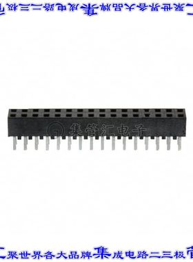 150232-6002-RB 针座连接器32POS插座2排2mm母形插口通孔直针镀金