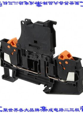 3050387 端子块连接器2POS断连6.2mm黑色14-20AWG