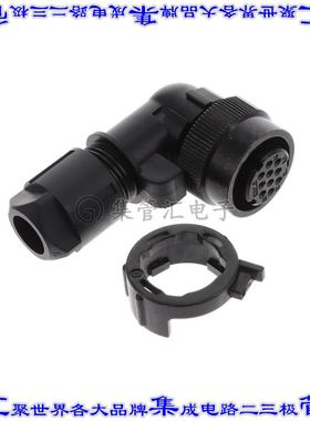 JN2VFS10SL1 圆形连接器10POS插头外壳用于母插口黑色自由悬挂直