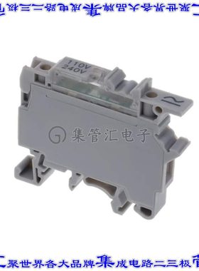 CF4U(L)/110-240V 端子块连接器2POS断连8.0mm灰色10-22AWG