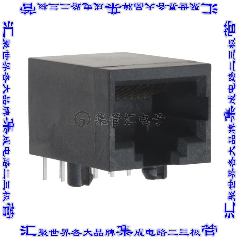 SS-641010-NF-K1 接插件连接器CONN MOD JACK 10P10C R/A SHLDED