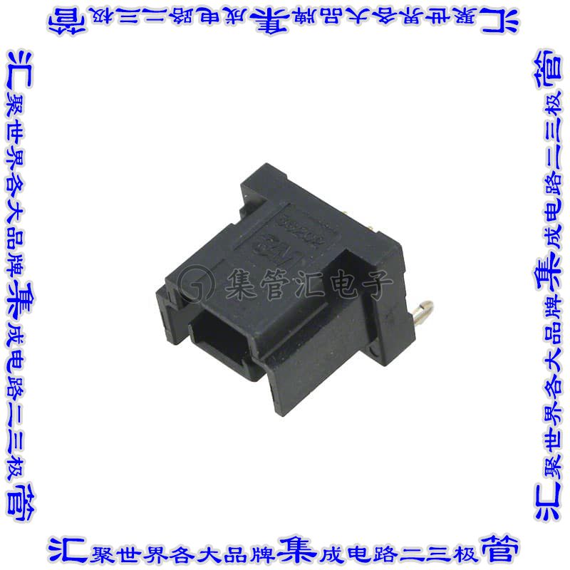 38202-62S3-000 PL 针座连接器2POS插座2.54mm母形插口通孔直针镀