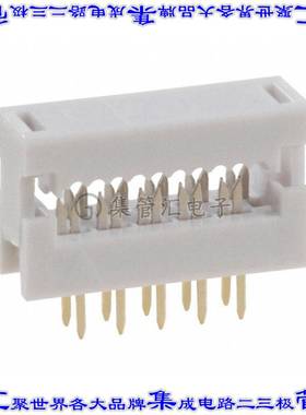 AWLP 10/3,2-T 连接器10POS带状电缆DIP针座2排1.27mm通孔IDC灰色