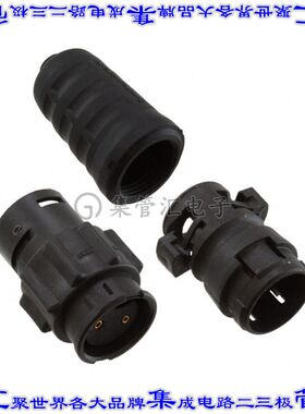 EN3L2FX 圆形连接器2POS插座母插口焊杯镀金自由悬挂