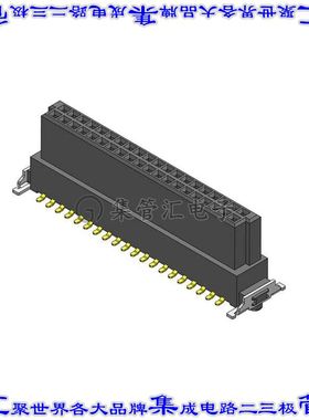 CBEC223-4079B001C1AF 针座连接器80POS插座2排1.27mm母形插口表