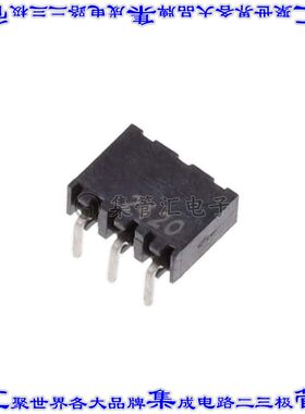 2314930-3 针座连接器3POS插座2mm母形插口通孔直角镀金