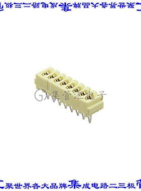 2-173983-8 连接器8POS单条导线2mm通孔直角IDC26-28AWG黄色