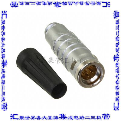 FLKD-19FGMS-GCP-215 圆形连接器19POS插头公引脚焊杯镀金自由悬