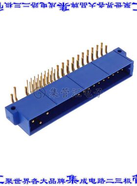 PCIH47M400C1/AA 背板连接器47POS接头公引脚通孔直角蓝色