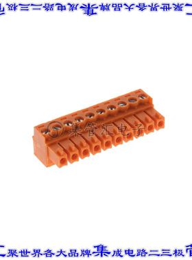 1940810000 端子块连接器10POS插头母插口3.81mm橙色自由悬挂