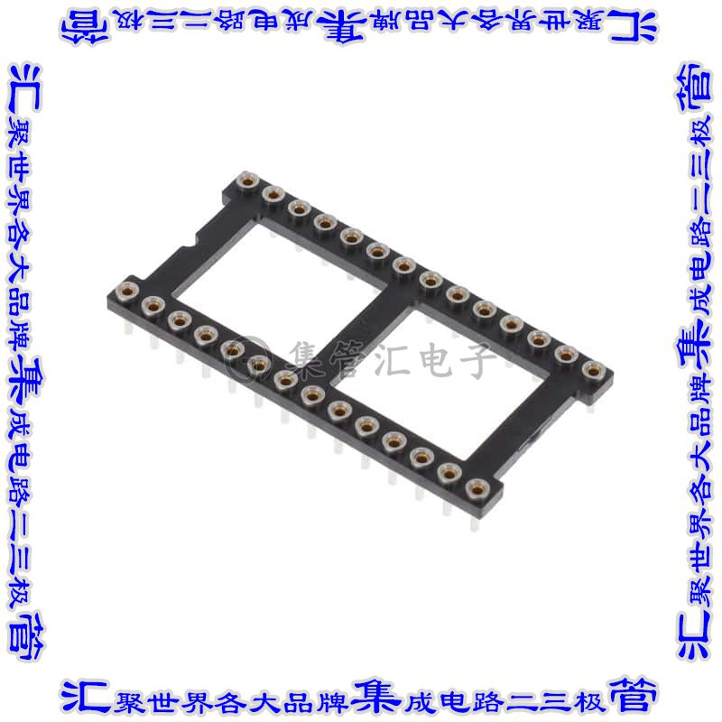 ICO-628-NGT 连接器IC插座DIP 15.24mm插口28(2 x 14)位置镀金通