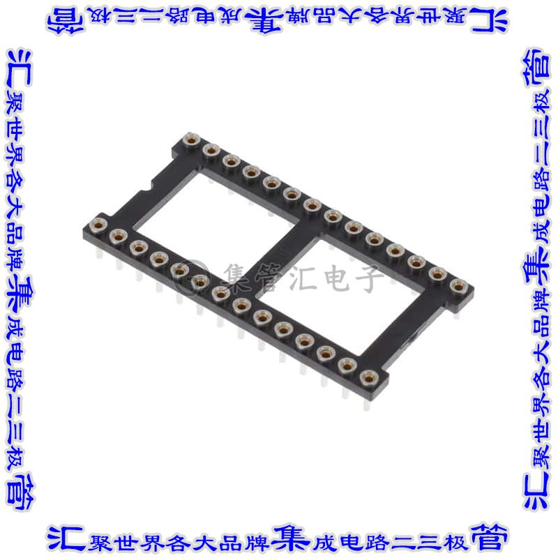 ICO-628-NGT连接器IC插座DIP 15.24mm插口28(2 x 14)位置镀金通