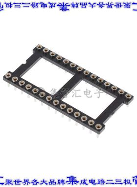 ICO-628-NGT 连接器IC插座DIP 15.24mm插口28(2 x 14)位置镀金通