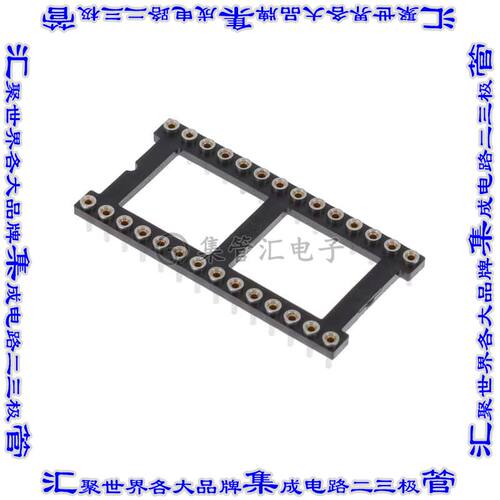 ICO-628-NGT 连接器IC插座DIP 15.24mm插口28(2 x 14)位置镀金通