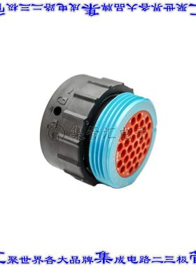 AHDP06-24-31PR-WTA 圆形连接器31POS插头外壳用于公插针黑色自由