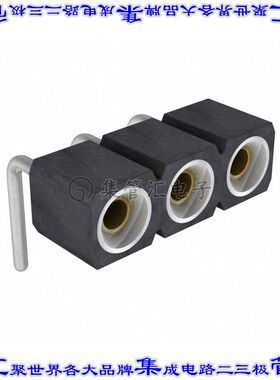 399-83-103-10-003101 针座连接器3POS插座2.54mm母形插口通孔直