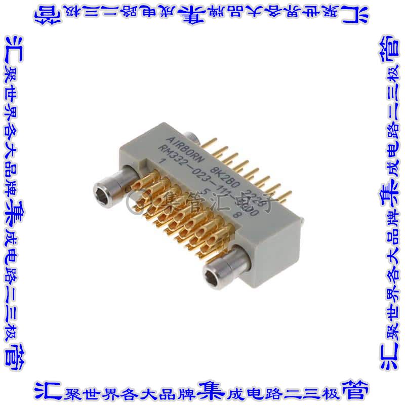 RM332-023-111-5900 背板连接器23POS插头公引脚3排1.91mm自由悬