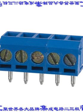 OSTTF050161 线对板连接器5POS接线端子3.5mm通孔垂直带板