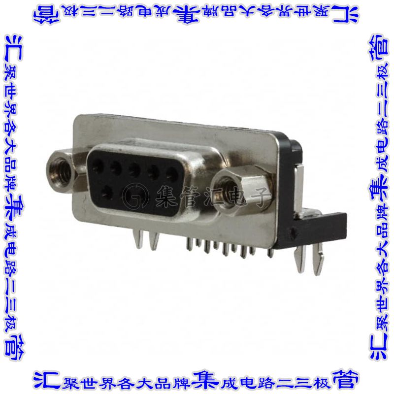 DLS1XS5AK40X 连接器9POS插座母插口2排D-Sub板边缘