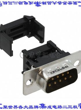 L117DEFRA09P 连接器9POS插头公引脚2排D-Sub自由悬挂