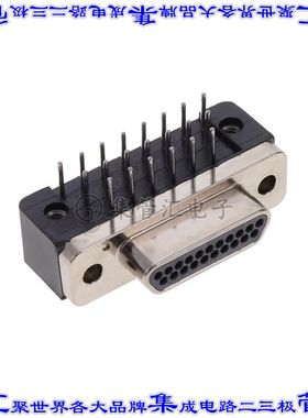 MDM-21PCBR-T 连接器21POS插头公引脚2排D-TYPE型面板安装通孔直