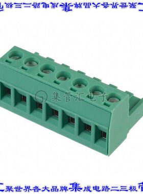 1912016 端子块连接器7POS插头母插口5.08mm绿色自由悬挂