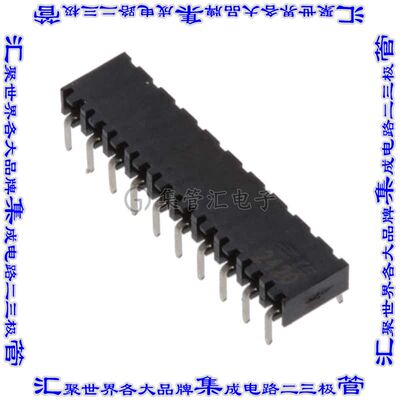 1-2314930-0 针座连接器10POS插座2mm母形插口通孔直角镀金
