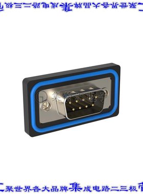 L17ED09P30 连接器9POS插头公引脚2排D-Sub面板安装通孔直角