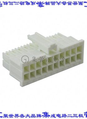 IPD1-10-D-K 矩形连接器外壳20POS插座2排2.54mm母形插口白色自由