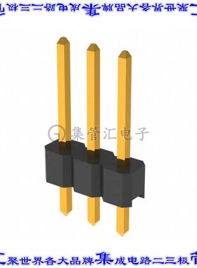 PRPC003SFAN-RC 针座连接器3POS分离式2.54mm公形插针通孔直针镀
