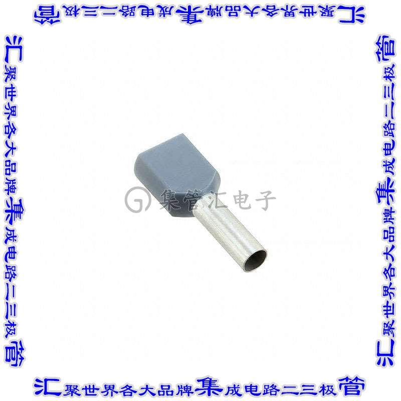 1-966144-0 接插件连接器CONN FERRULE DIN TWO X 11AWG GRY