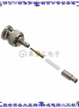 112135 同轴连接器BNC插头公引脚压接75欧姆自由悬挂