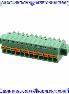 1940198 端子块连接器12POS插头母插口3.5mm绿色自由悬挂