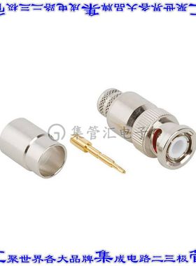112627 同轴连接器BNC插头公引脚压接50欧姆自由悬挂