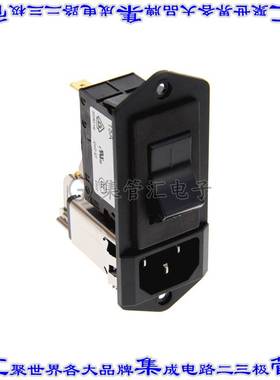 5145.3000.811 电源接入连接器3POS插座公插片模块IEC320-C14面板