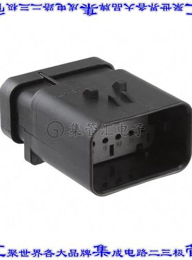 776539-2 矩形连接器外壳12POS插座2排4.5mm公形引脚黑色自由悬挂