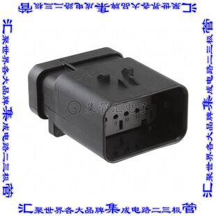 776438-2 矩形连接器外壳12POS插座2排4.5mm公形引脚黑色自由悬挂